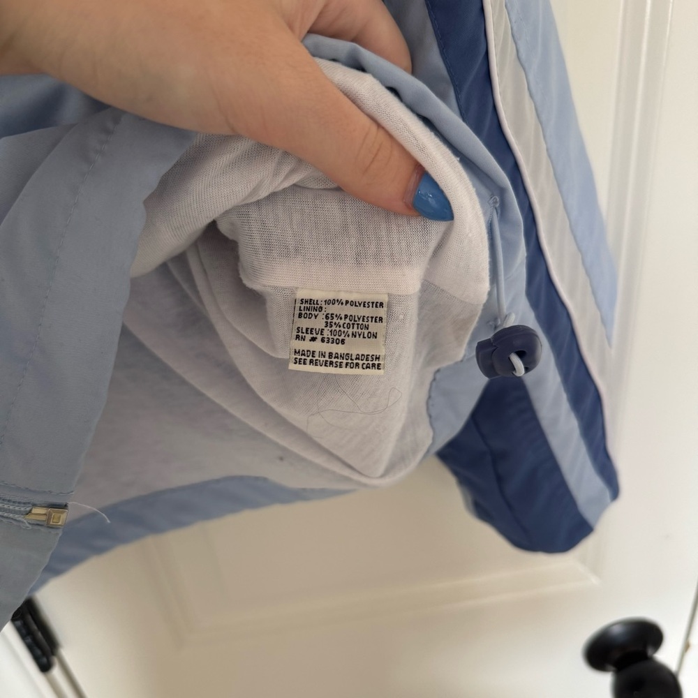 Light Blue Wilson Zip Up Lined Jacket - Picture 5 of 8